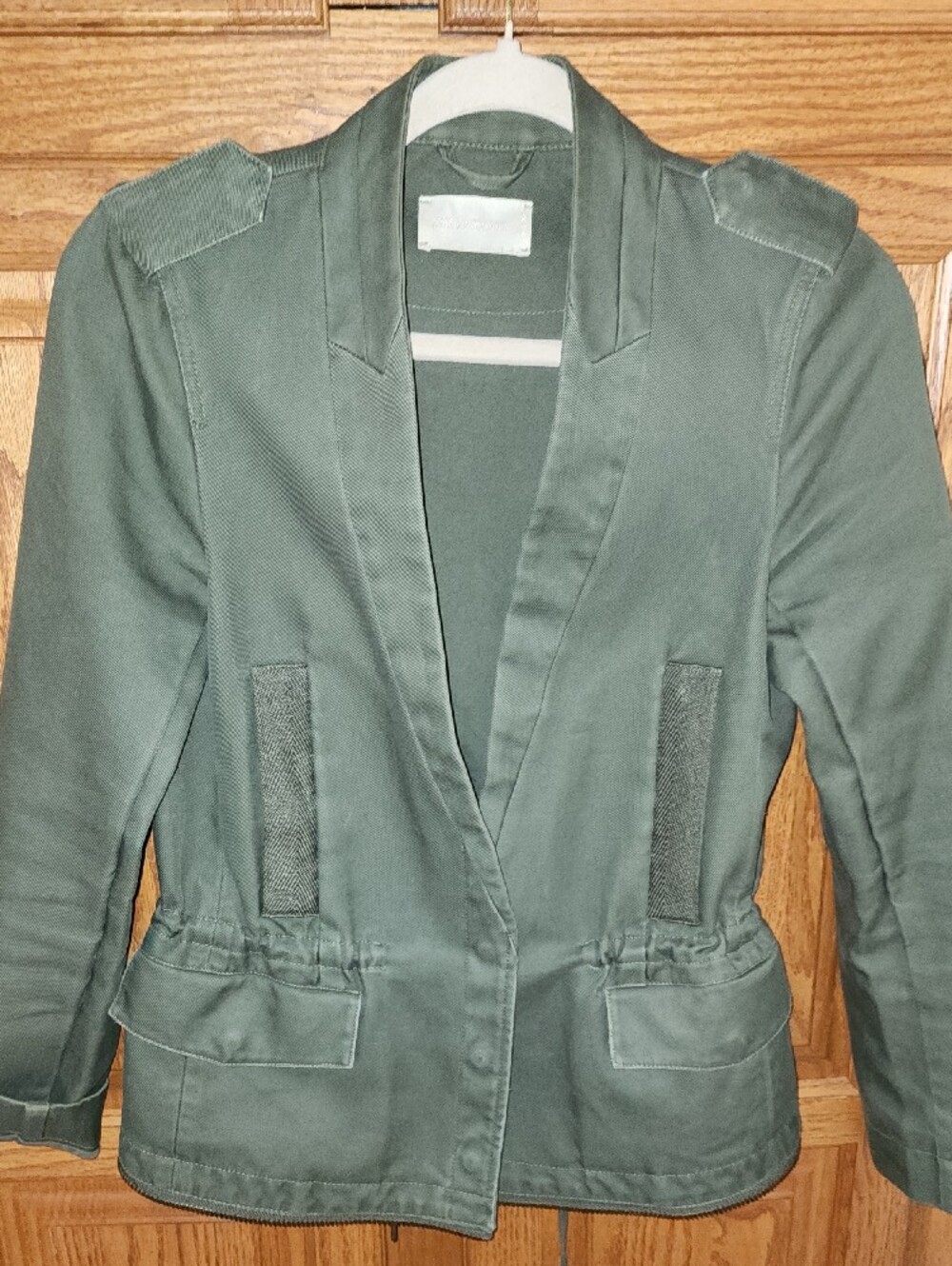 Zadig & Voltaire Vedam Bis Skull Blazer Military Style Jacket XS w/ Skull Back